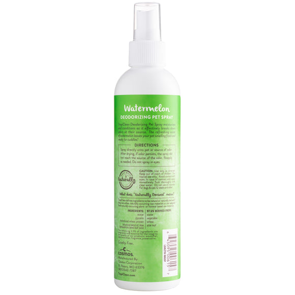 Tropiclean Watermelon Deodorising Spray 236ml – Refreshing Coat Conditioner with Long-Lasting Scent