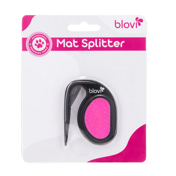 Blovi Mat Splitter Felt Tool – Precision Tangle Cutter with Ergonomic Handle for Thick Fur