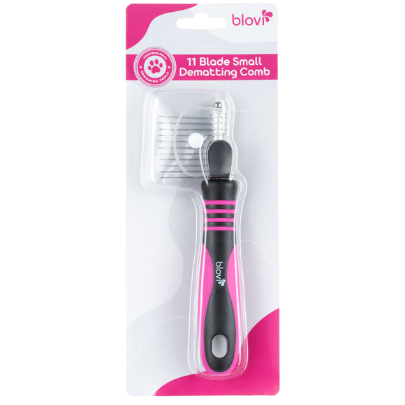 Blovi 11 Blade Dematting Comb – Compact 11-Tooth Tool, Removes Tangles and Mats Easily