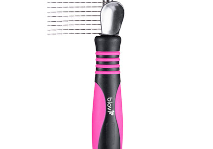 Blovi 12 Blade Dematting Comb – Stainless Steel Teeth, Smooth Tangle Removal Tool