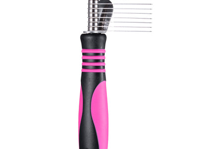 Blovi 12 Blade Dematting Comb – Stainless Steel Teeth, Smooth Tangle Removal Tool