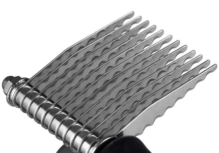 Blovi 12 Blade Dematting Comb – Stainless Steel Teeth, Smooth Tangle Removal Tool