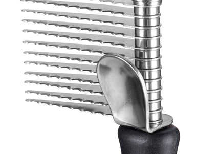 Blovi 12 Blade Dematting Comb – Stainless Steel Teeth, Smooth Tangle Removal Tool