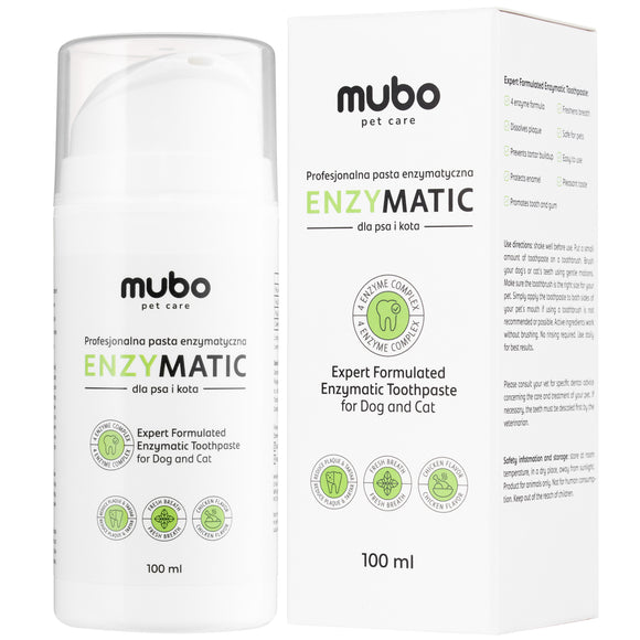 Mubo EnzyMatic Toothpaste 100ml – Professional Enzymatic Formula with Cleaning Action