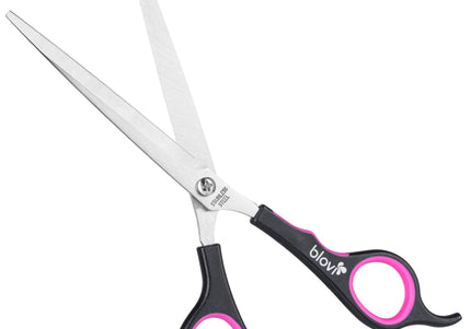 Blovi Student Straight Grooming Scissors 7.5in – Micro-Sharpened Precision Blades, Lightweight Design