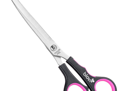 Blovi Student Curved Grooming Scissors 7.5in – Precision Micro-Sanding Blades, Lightweight Design