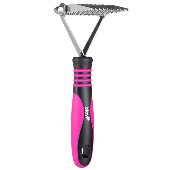 Blovi 10-Blade Dematting Comb – Straight Cross-Shaped Tool with 10 Teeth for Removing Tangles