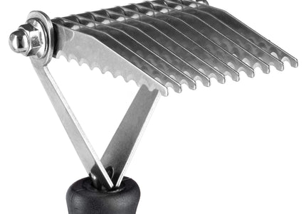 Blovi 10-Blade Dematting Comb – Straight Cross-Shaped Tool with 10 Teeth for Removing Tangles