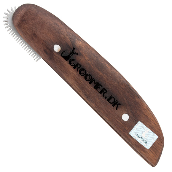 Groomer.dk Rock'N'Roll Revolution Stripping Knife Left – Rounded Teeth, Ergonomic Left-Handed Design