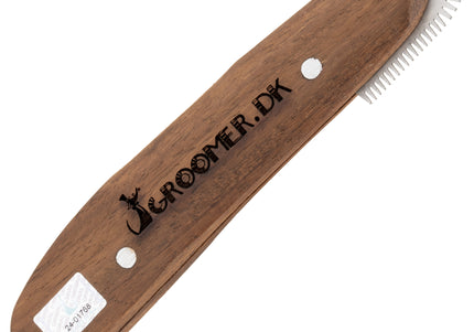 Groomer.dk Rock'N'Roll Revolution Stripping Knife – Rounded Teeth, Precision Grooming Tool