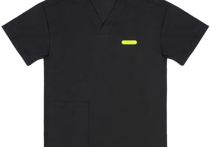 Artero Denver Grooming Smock Black – Unisex Sweatshirt with Velcro Waist, Size Small