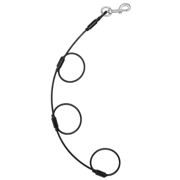 Blovi Vertical Rope Lead 65cm – Durable Multi-Dog Walking Accessory with Secure Clips