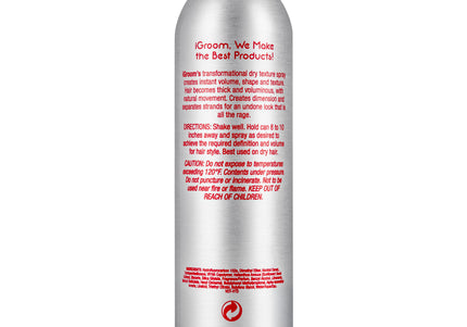 iGroom Boost It Texture Spray 198g – Volumizing and Texturizing Formula, Lightweight Finish