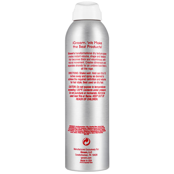 iGroom Boost It Texture Spray 198g – Volumizing and Texturizing Formula, Lightweight Finish