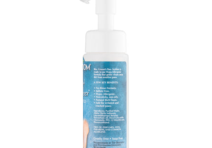 Bio-Groom Paw Scrubber Unscented 236ml – No-Rinse Foam Wash with Built-In Brush Applicator
