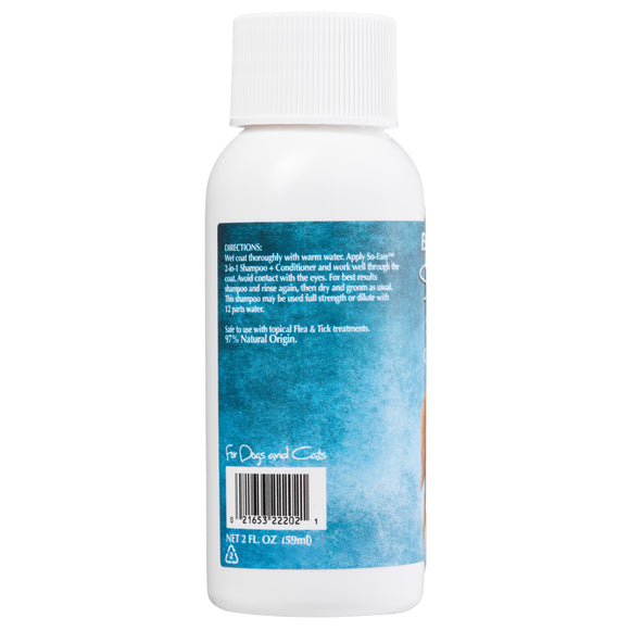 Bio-Groom So Easy 2in1 Shampoo & Conditioner – Concentrated 1:12 Formula, 59ml, Gentle Cleansing and Conditioning