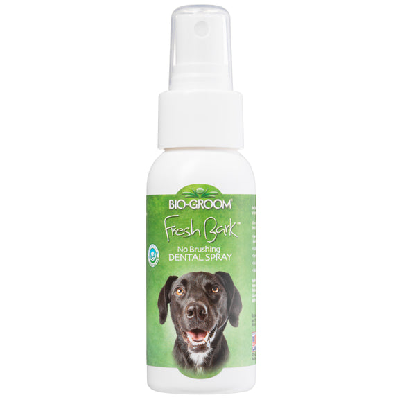 BioGroom Fresh Bark Dental Spray – Unscented Oral Hygiene with Chlorhexidine, 59ml