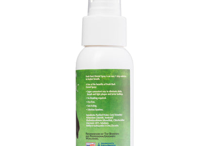 BioGroom Fresh Bark Dental Spray – Unscented Oral Hygiene with Chlorhexidine, 59ml