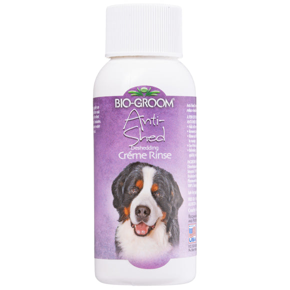Bio-Groom Anti-Shed Creme Rinse – Professional Conditioner, Undercoat Removal Formula, 59ml