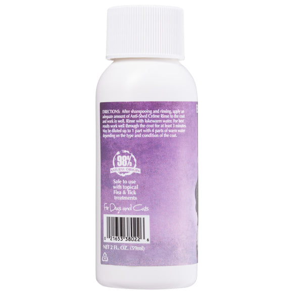 Bio-Groom Anti-Shed Creme Rinse – Professional Conditioner, Undercoat Removal Formula, 59ml