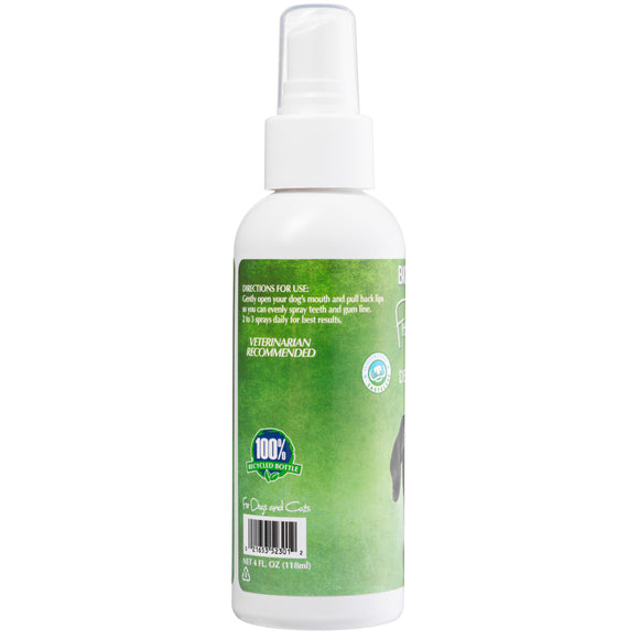 BioGroom Fresh Bark Dental Spray – Unscented Oral Hygiene with Chlorhexidine, 118ml