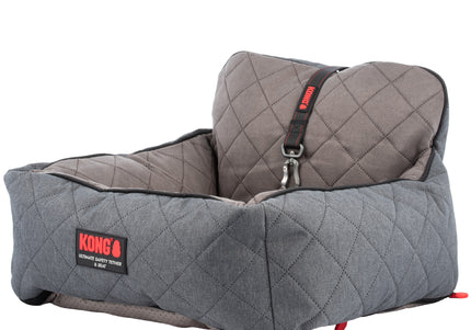 KONG Travel Ultimate Safety Seat – Small Size Secure Dog Car Seat with Reinforced Sides