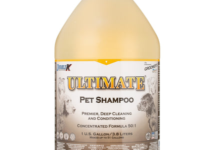 Double K Ultimate Shampoo – Gentle Cleansing Concentrate, 1:50 Dilution, 3.8L Bottle