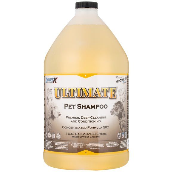 Double K Ultimate Shampoo – Gentle Cleansing Concentrate, 1:50 Dilution, 3.8L Bottle