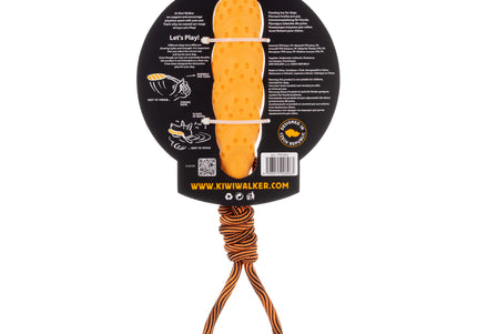 Kiwi Walker Seashell Floating Dog Toy Mini – Small TPR Water-Resistant Shell, Blue