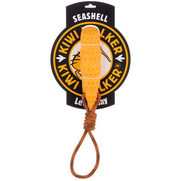 Kiwi Walker Seashell Floating Dog Toy Maxi – Large Blue TPR Durable Water Play Shell