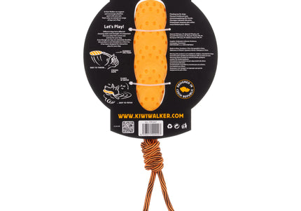 Kiwi Walker Seashell Floating Dog Toy Maxi – Large Blue TPR Durable Water Play Shell