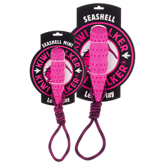 Kiwi Walker Seashell Floating Dog Toy Maxi – Large Blue TPR Durable Water Play Shell