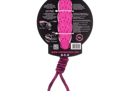 Kiwi Walker Seashell Floating Dog Toy Mini – Small TPR Water-Resistant Shell, Blue