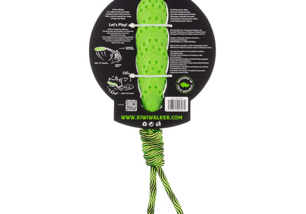 Kiwi Walker Seashell Floating Dog Toy Mini – Small TPR Water-Resistant Shell, Blue