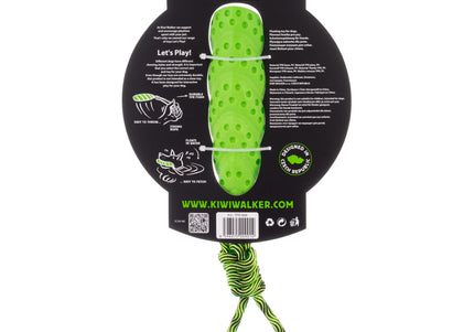 Kiwi Walker Seashell Floating Dog Toy Maxi – Large Blue TPR Durable Water Play Shell