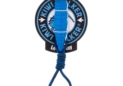 Kiwi Walker Seashell Floating Dog Toy Mini – Small TPR Water-Resistant Shell, Blue