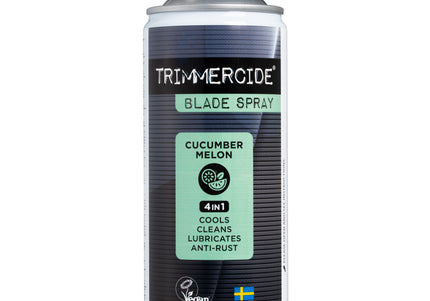 Trimmercide Blade Spray 4in1 Cucumber & Melon 400ml – Cleans, Lubricates, and Refreshes Grooming Blades