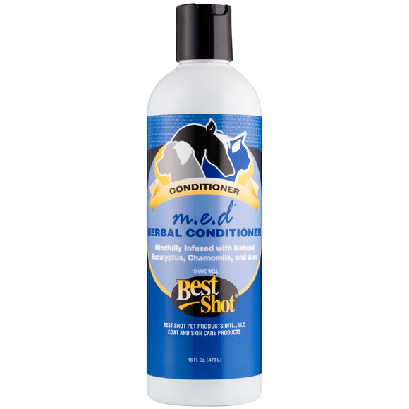 Best Shot M.E.D. Herbal Conditioner 473ml – Soothing Botanical Formula, Hypoallergenic Moisturizing Care