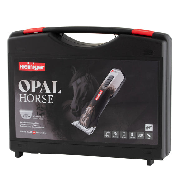Heiniger Opal Horse Cordless Clipper – Precision Grooming Tool with 10WF Blade, Rechargeable