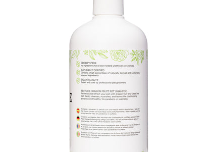 Groom Professional Luxe Restore Shampoo 350ml – Concentrated Rebuilding Formula, Dragon Fruit Scent