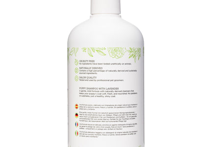 Groom Professional Luxe Puppy Shampoo 350ml – Mild Lavender Scent, Concentrated 1:30 Formula