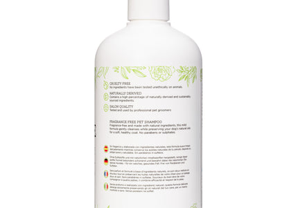 Groom Professional Luxe Gentle Shampoo 350ml – Mild Fragrance-Free Concentrate, Hypoallergenic Formula