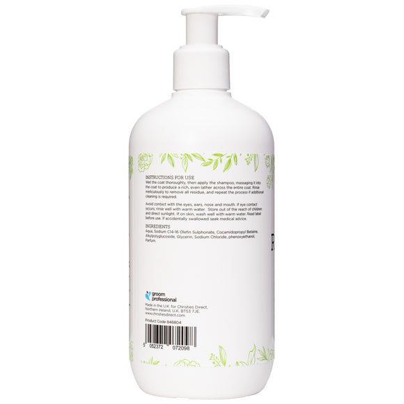 Groom Professional Luxe Restore Shampoo 350ml – Concentrated Rebuilding Formula, Dragon Fruit Scent