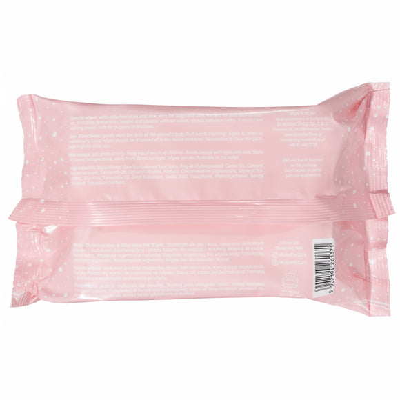 Mubo Chlorhexidine & Aloe Vera Grooming Wipes – Antibacterial, Soothing, Large 40 Pack