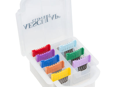 Aesculap Akkurata Clip-On Clipper Comb Set with Eight Attachments