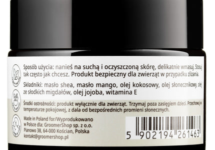 Mubo Paw & Nose Natural Balm 50g – Fragrance-Free Butter, Moisturizing and Gentle Formula