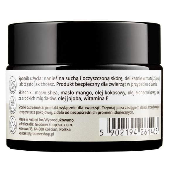 Mubo Paw & Nose Natural Balm 50g – Fragrance-Free Butter, Moisturizing and Gentle Formula