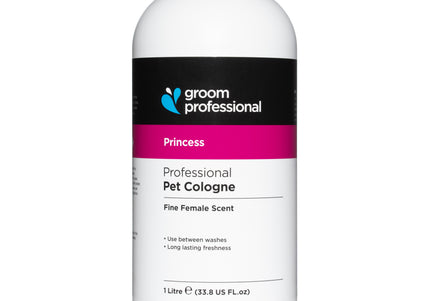 Groom Professional Princess Cologne – Long-Lasting Scented Eau de Toilette, 1L Bottle