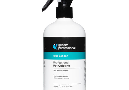 Groom Professional Blue Lagoon Cologne – Sea Breeze Scented Eau de Toilette, 400ml