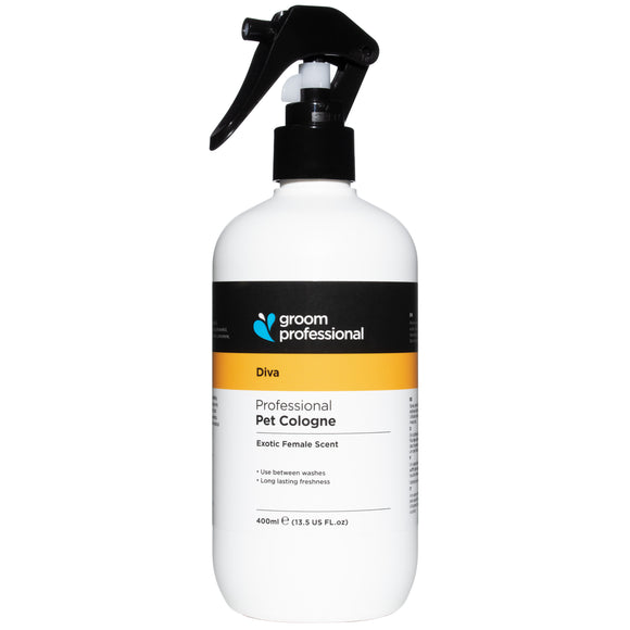 Groom Professional Diva Cologne – Scented Eau de Toilette Spray, 400ml, Long-Lasting Fragrance